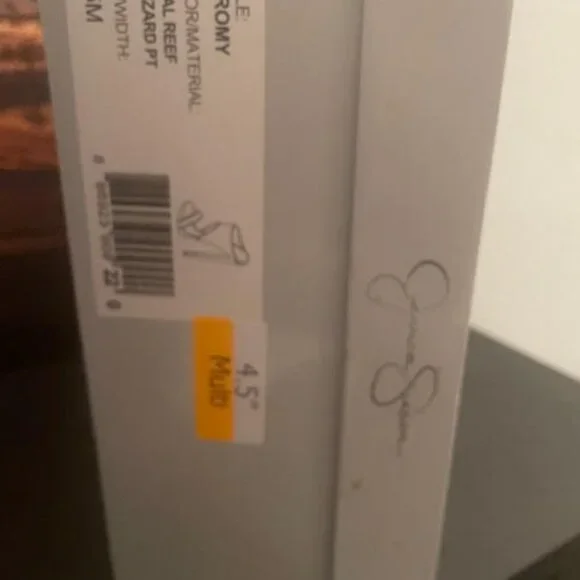 Jessica Simpson tan and neon coral stilettos - Picture 3 of 12